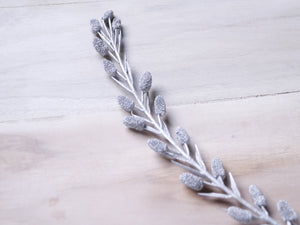 Dried Small Litchi Stick Joynagar Handicraft Homemade color_silver