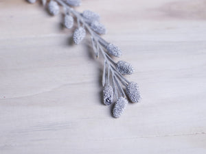 Dried Small Litchi Stick Joynagar Handicraft Homemade color_silver