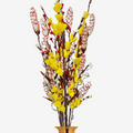 Sola Staff Pine Koli Mix Flower Bunch Joynagar Handicraft Artificial Flowers color_random