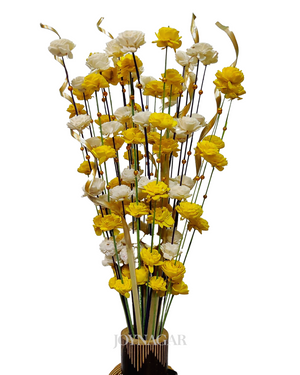 Sola Coco Belli Laser Mix Flower Bunch Joynagar Handicraft Artificial Flowers color_random