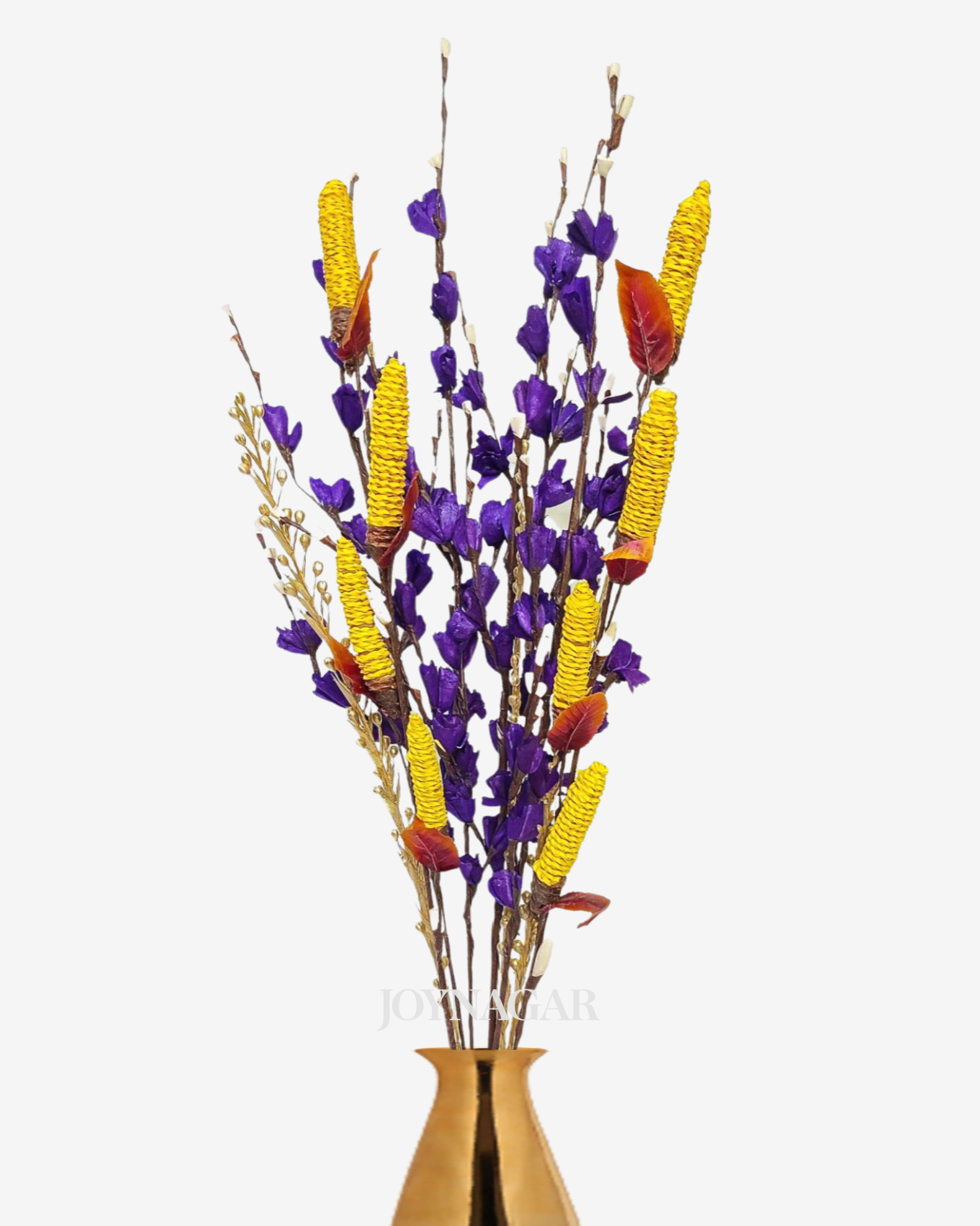 Sola Chain Pine Manella Flower Bunch Joynagar Handicraft Artificial Flowers color_random