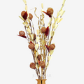 Handmade Rope Ball Lily Moti Flower Bunch Joynagar Handicraft Artificial Flowers color_random