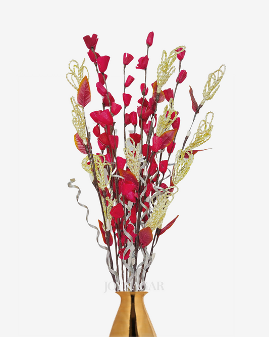 Sola Lily Possy Mix Flower Bunch joynagar Handicraft Artificial Flowers color_random