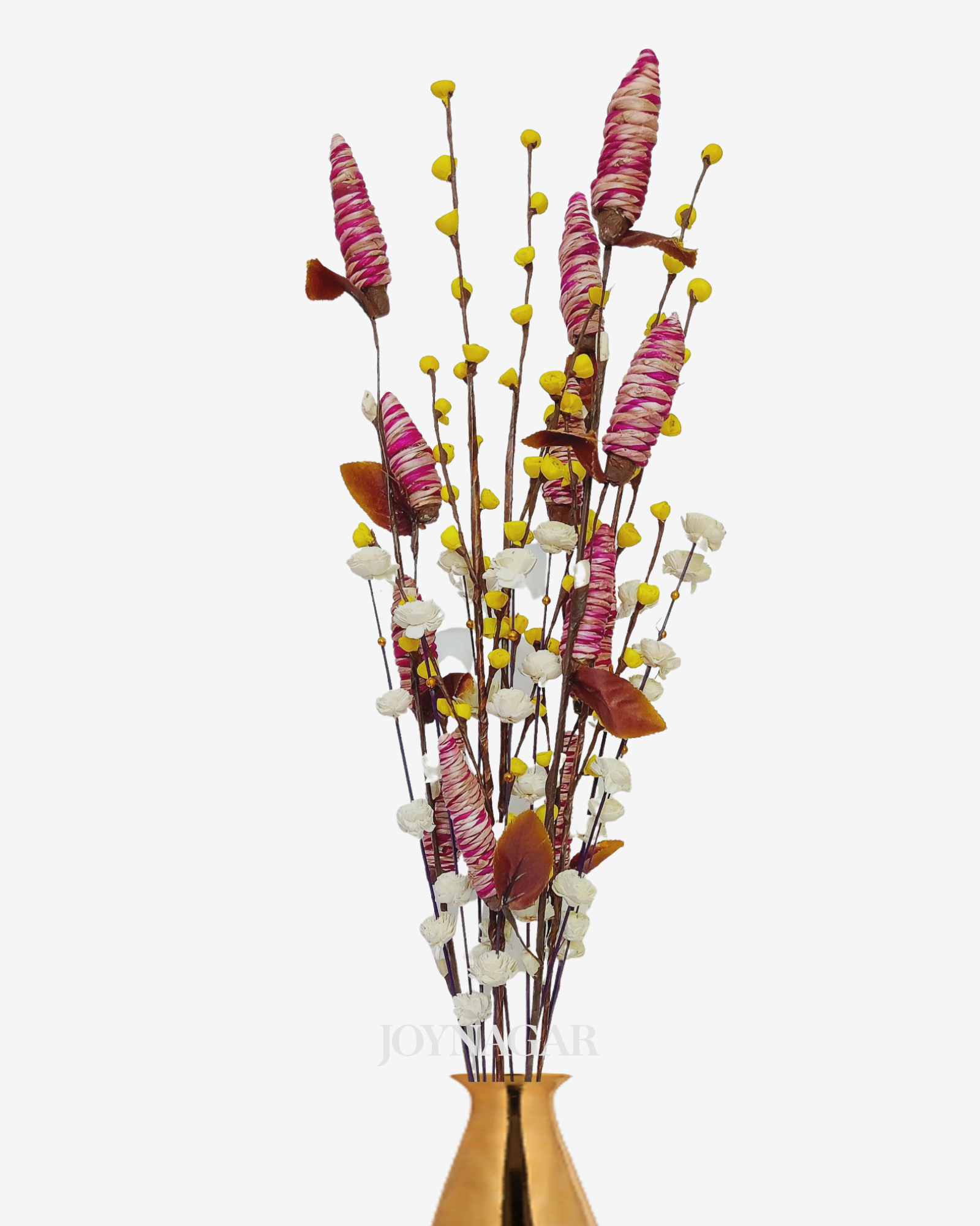 Sola Chain Kuhu Sweet Bud Flower Bunch joynagar Handicraft Artificial Flowers color_random