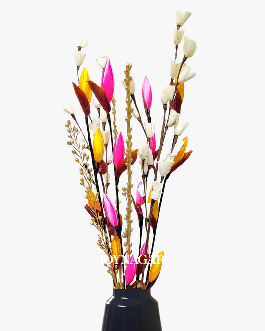 Sola Lotus Buds Lily Flower Bunch Joynagar Handicraft Artificial Flowers color_random