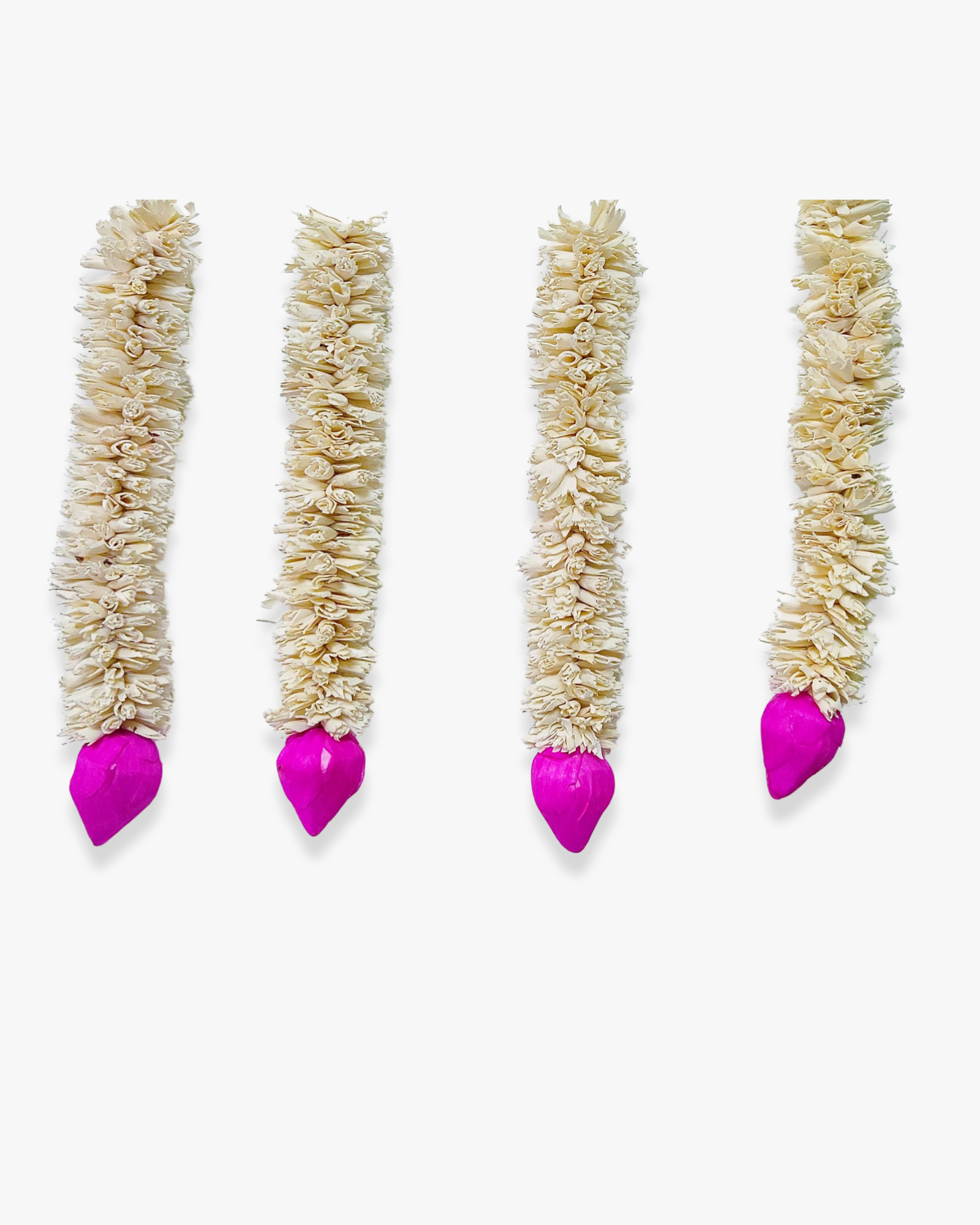 Homedecorative Sola Ladi Chain Plain with Lotus Joynagar Handicraft Artificial Flowers color_plain