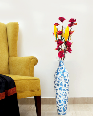 Sola Beauty Rose Lotus Buds Mix Flower Bunch Joynagar Handicraft Artificial Flowers color_random