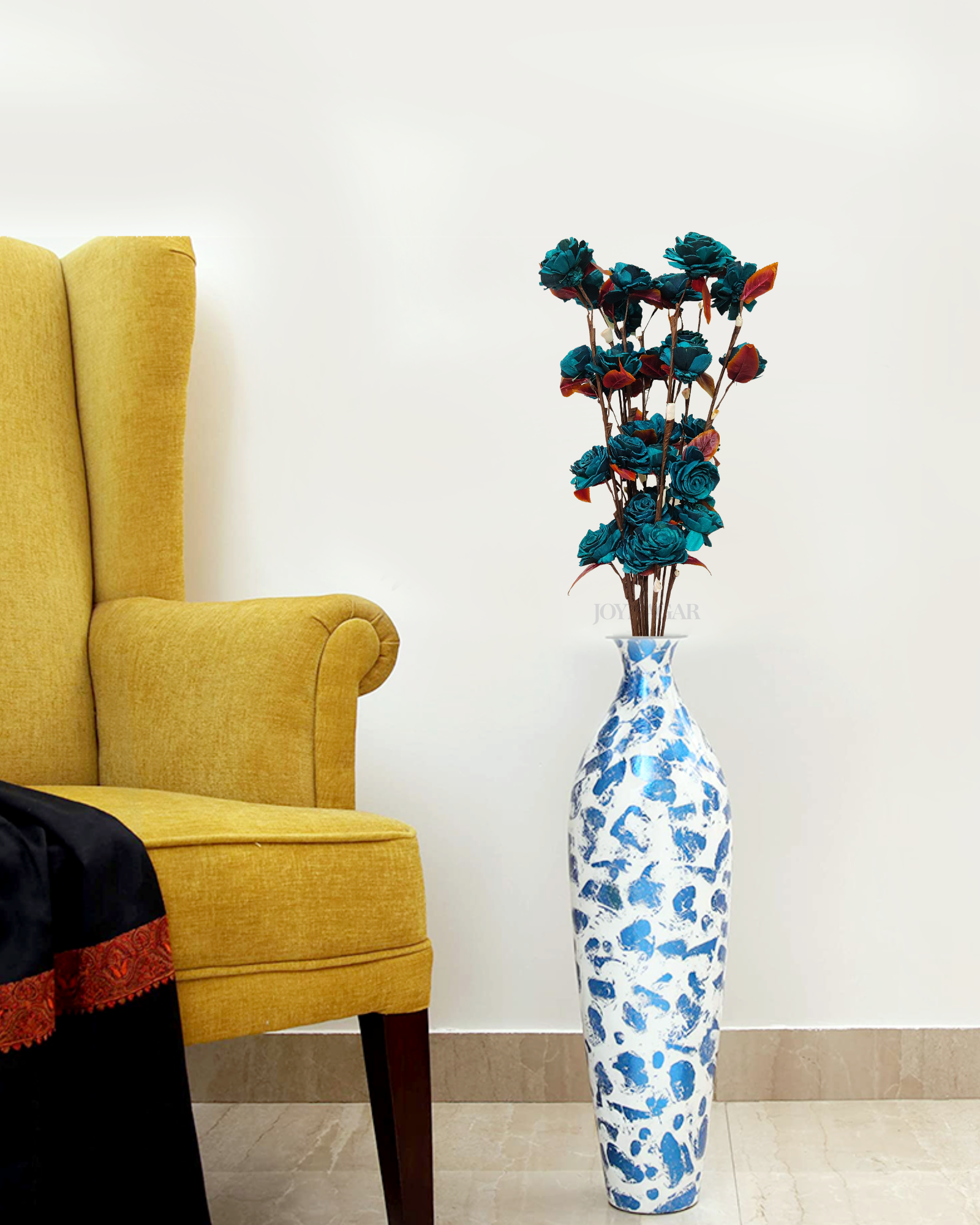 Sola Beauty Rose Flower Stick Joynagar Handicraft Artificial Flowers color_firoji