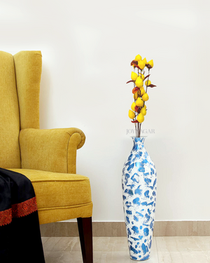 Homedecor Sola Lotus Flower Stick Joynagar Handicraft Artificial Flowers Decorative color_yellow