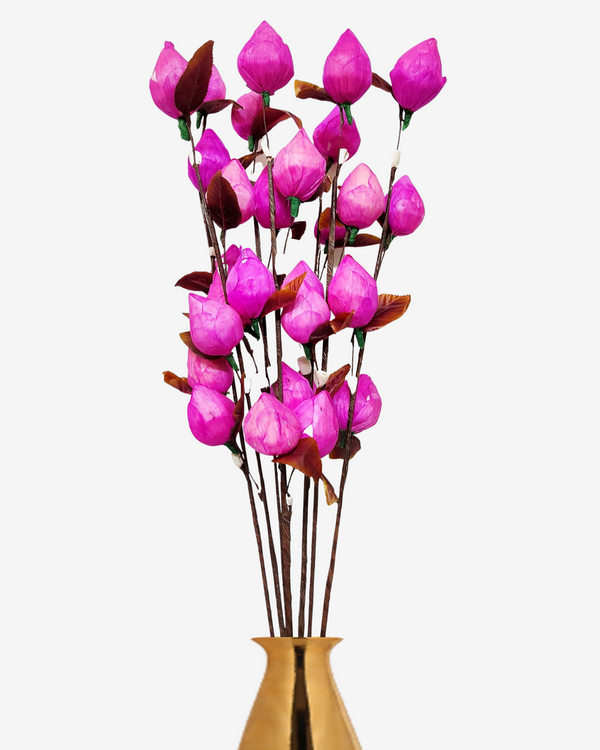 Homedecor Sola Lotus Flower Stick Joynagar Handicraft Artificial Flowers Decorative color_pink