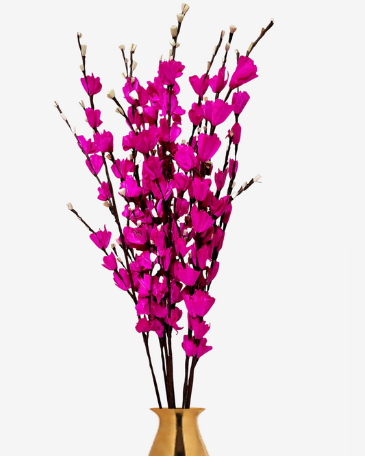 Sola Manella Buds Flower Stick Joynagar Handicraft Artificial Flowers color_pink