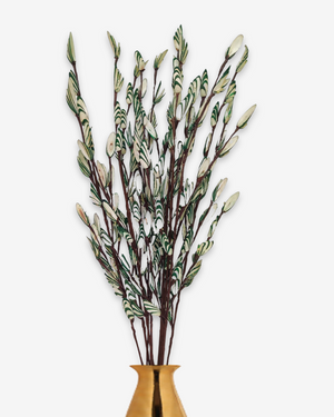 Decorative German Blossom Stick Joynagar Handicraft Artificial Flowers color_green