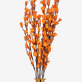 Homemade Sola Lily Flower Stick Joynagar Handicraft Artificial Flowers color_orange