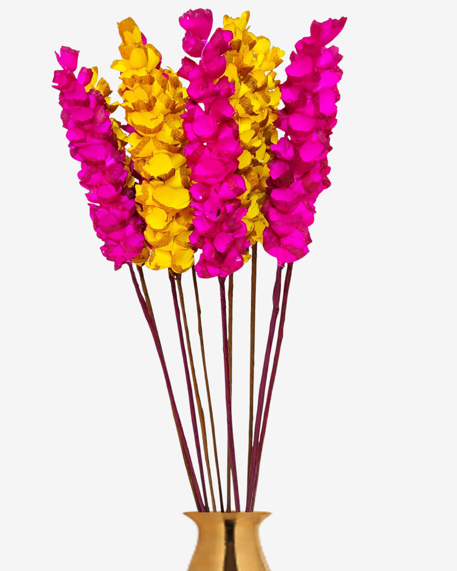 Handmade Sola Makka Stick Joynagar Handicraft Artificial Flowers Homemade color_random