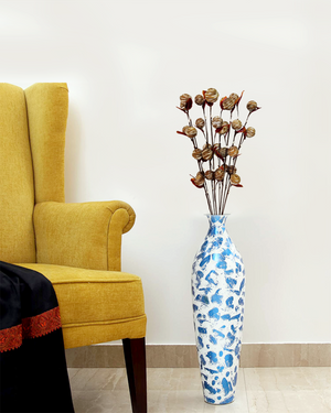 Decorative Rope Ball with Stick Joynagar Handicraft Artificial Flowers Homedecor color_natural