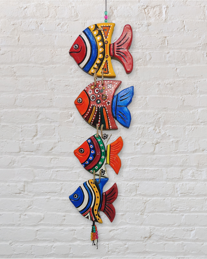 Wall-Hanging Terracotta Handpainted Decotive Item- joynagar