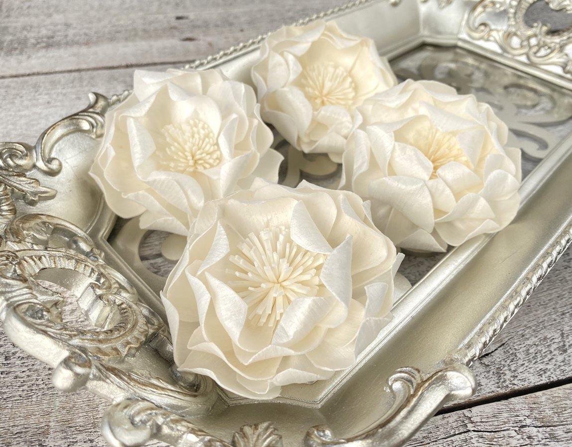 Portland Rose Sola Wood Flower - JOYNAGAR