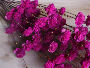 Sola Coco Belle Moti Stick Joynagar Handicraft Artificial Flowers color_pink