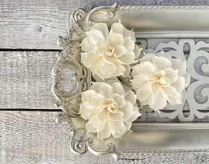 Snow White Sola Wood Flower - JOYNAGAR