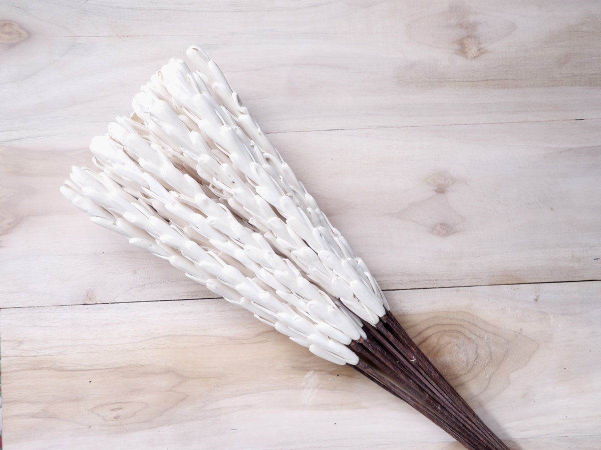 Decorative Sola Wood Pine Handmade Flower Stick Joynagar Homemade Artificial Flowers color_natural