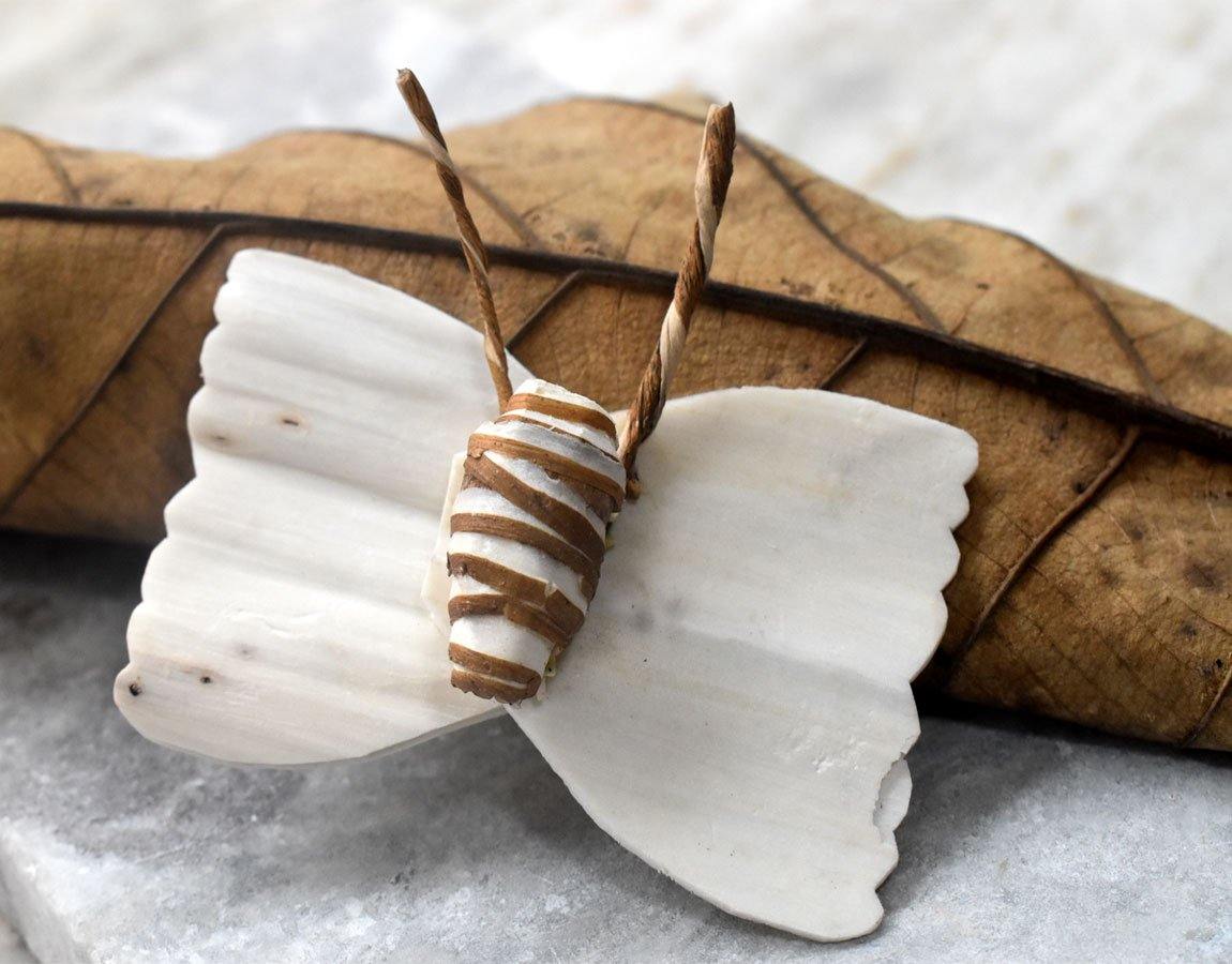 Handmade Sola Wood Butterfly - JOYNAGAR