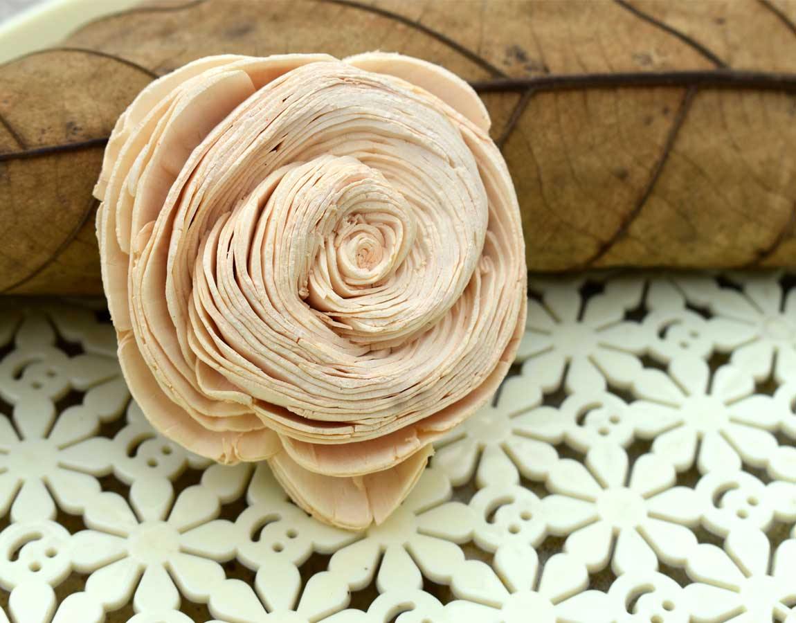 Twist Bond Sola Wood Flower - JOYNAGAR