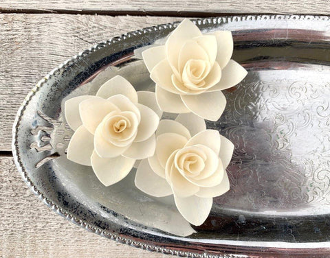 Winter Rose Sola Wood Flower - JOYNAGAR