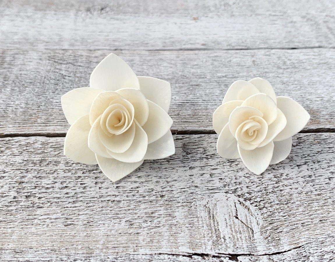 Winter Rose Sola Wood Flower - JOYNAGAR