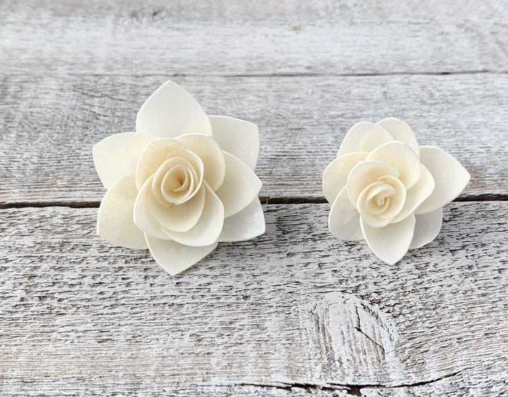 Winter Rose Sola Wood Flower - JOYNAGAR
