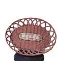 Kashmiri Willow Heavy Oval Jali Basket